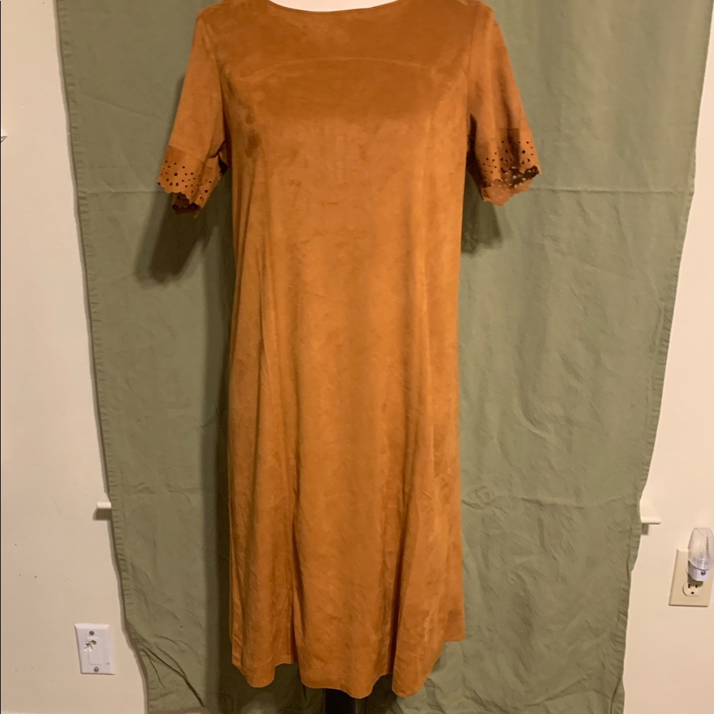 Suede dress